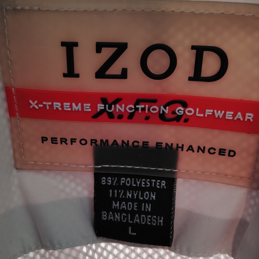 Izod X-treme Function Golfwear 1/4 Zip Pullover‎ Jacket Sz L - Picture 4 of 7